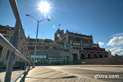 Boardwalk at the beach at Asbury Park in New Jersey - 7xUHQ JPEG
