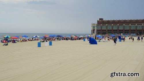 Boardwalk at the beach at Asbury Park in New Jersey - 7xUHQ JPEG