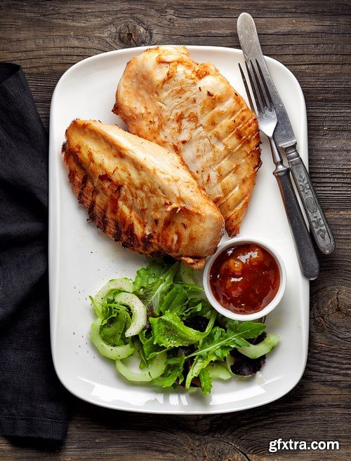 Grilled chicken fillet - 20xUHQ JPEG Grilled chicken fillet - 20xUHQ JPEG