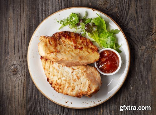 Grilled chicken fillet - 20xUHQ JPEG Grilled chicken fillet - 20xUHQ JPEG