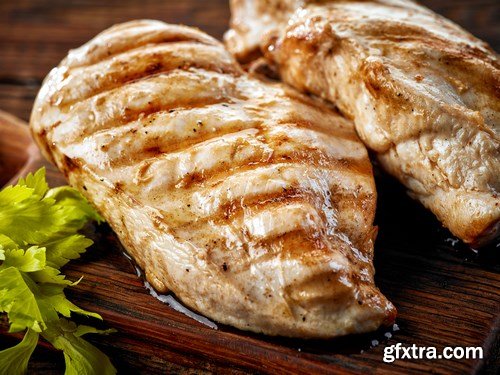 Grilled chicken fillet - 20xUHQ JPEG