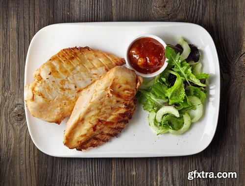 Grilled chicken fillet - 20xUHQ JPEG Grilled chicken fillet - 20xUHQ JPEG