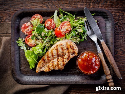 Grilled chicken fillet - 20xUHQ JPEG Grilled chicken fillet - 20xUHQ JPEG