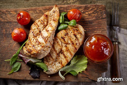 Grilled chicken fillet - 20xUHQ JPEG Grilled chicken fillet - 20xUHQ JPEG
