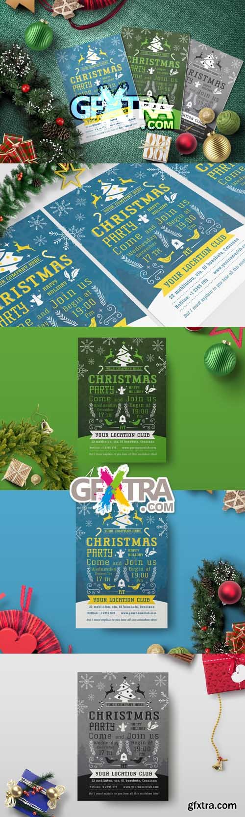 Christmas Party - Flyer Template 2 Christmas Party - Flyer Template 2