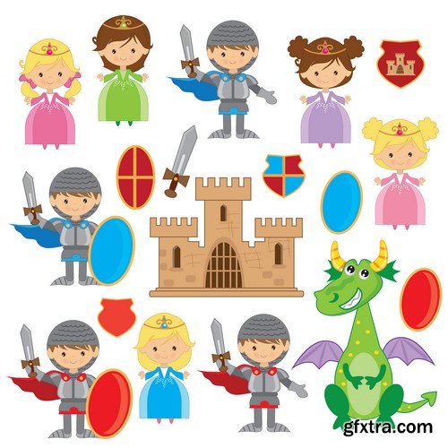 Cartoon Character & Illustration 2 - 10xESP Vector Stock