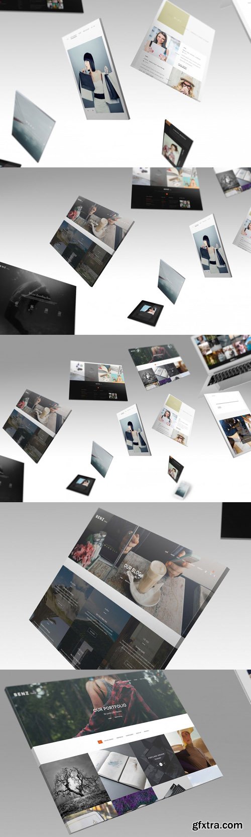 Psd Web Showcase Mockup 06 Psd Web Showcase Mockup 06