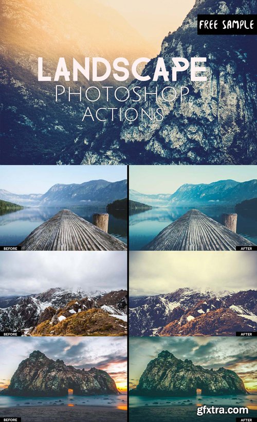 Landscape Photoshop Actions, part 4