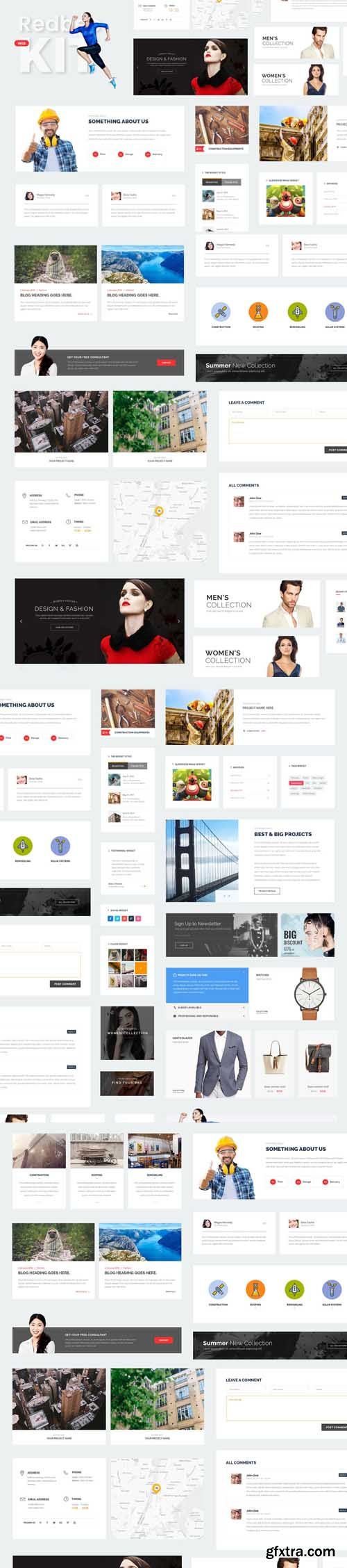 Redbee Multipurpose Web Ui Kit Redbee Multipurpose Web Ui Kit