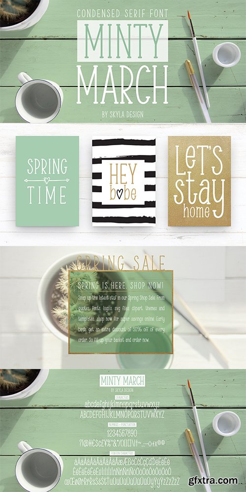 Minty March Font