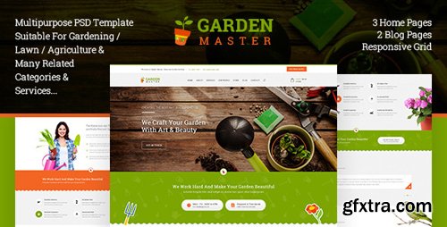 ThemeForest - Garden Master - PSD Templates 11055438