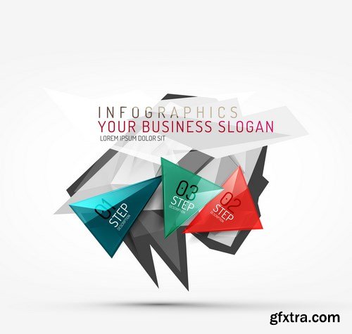 Abstract Backgrounds And Elements Of Design #1, 25xEPS