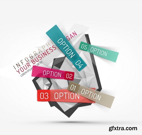 Abstract Backgrounds And Elements Of Design #1, 25xEPS