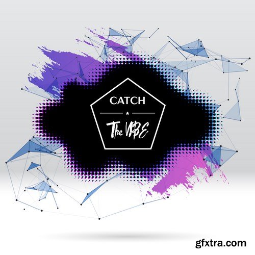 Abstract Backgrounds And Elements Of Design #1, 25xEPS