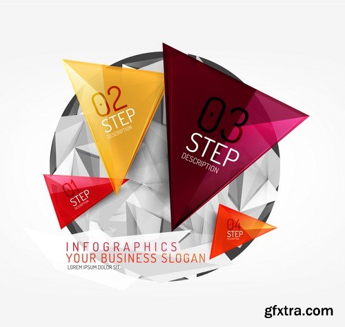 Abstract Backgrounds And Elements Of Design #1, 25xEPS