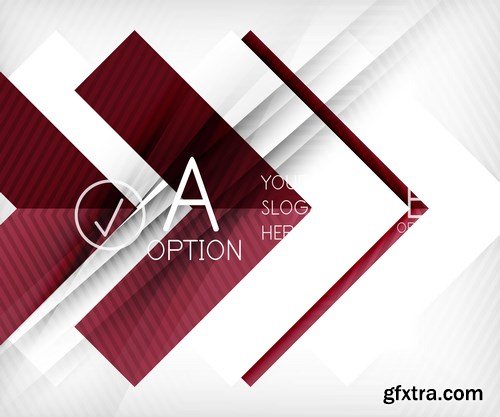 Abstract Backgrounds And Elements Of Design #1, 25xEPS