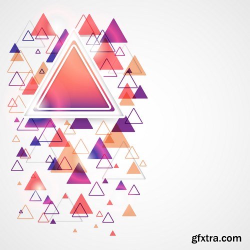 Abstract Backgrounds And Elements Of Design #1, 25xEPS