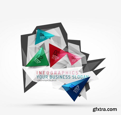 Abstract Backgrounds And Elements Of Design #1, 25xEPS