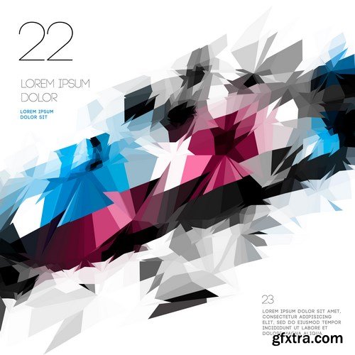 Abstract Backgrounds And Elements Of Design #1, 25xEPS