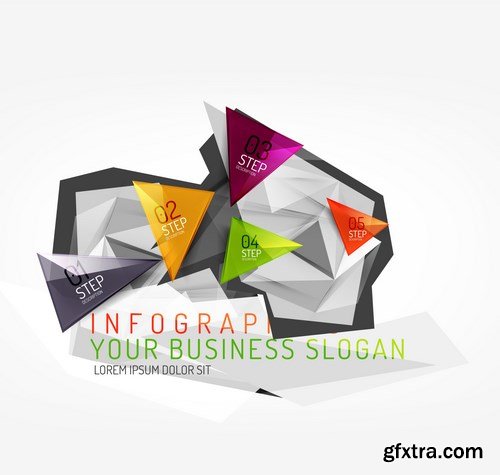 Abstract Backgrounds And Elements Of Design #1, 25xEPS