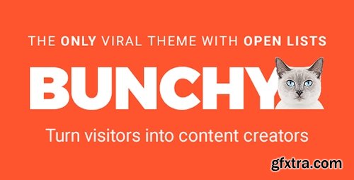 ThemeForest - Bunchy v1.1 - Viral WordPress Theme with Open Lists - 15709444