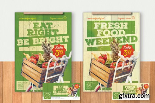 Organic Food Flyer &amp; Poster