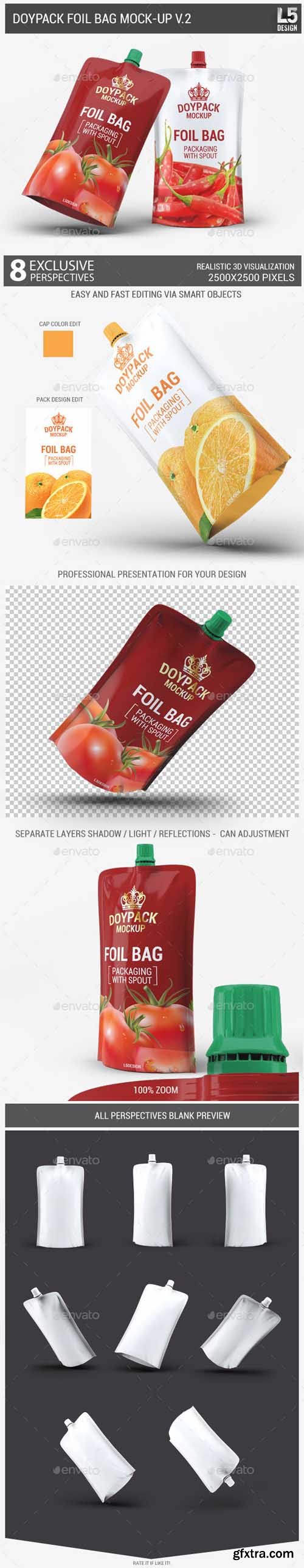GR - Doypack Foil Bag Mock-Up v.2 12937052