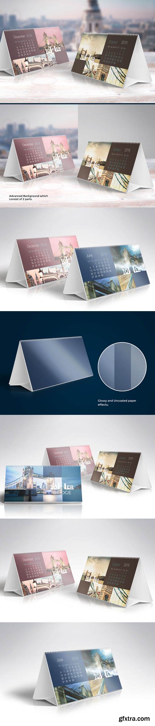Desk Calendar Mock-Up Vol.2 Desk Calendar Mock-Up Vol.2