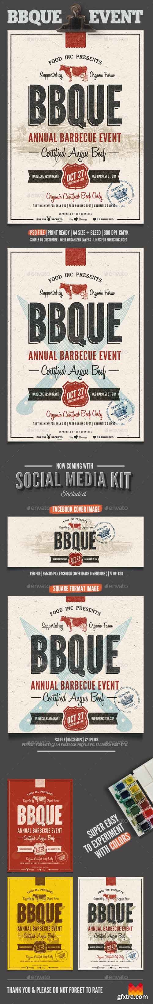 GR - BBQ Event Flyer/Poster 12838649 GR - BBQ Event Flyer/Poster 12838649