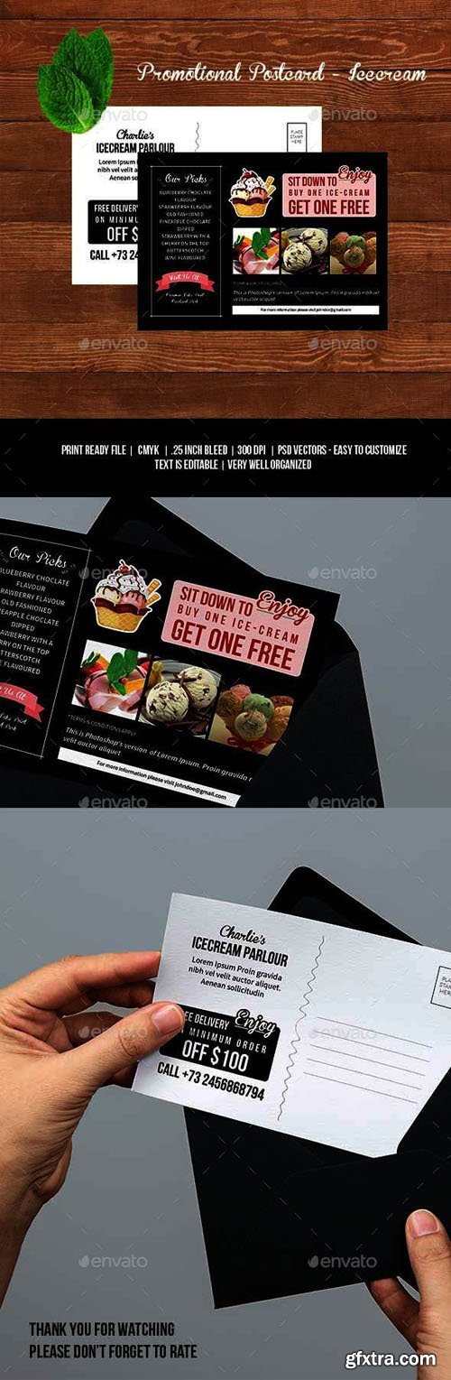 GR - Promotional Postcard - Icecream 13004354 GR - Promotional Postcard - Icecream 13004354