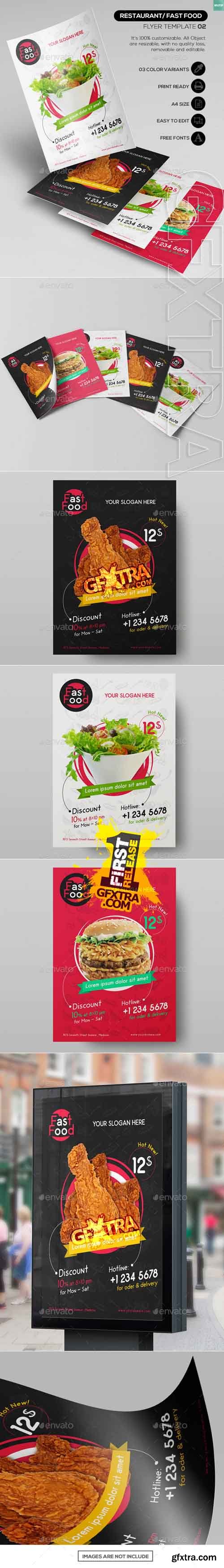 GR - Restaurant/ Fast Food - Flyer Template 02 13214564