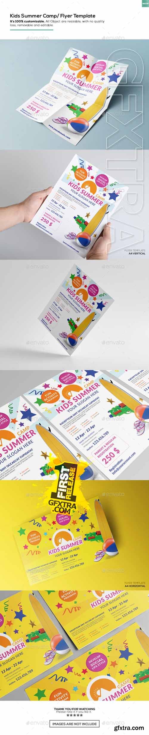GR - Kids Summer Camp/ Flyer Template 15774758