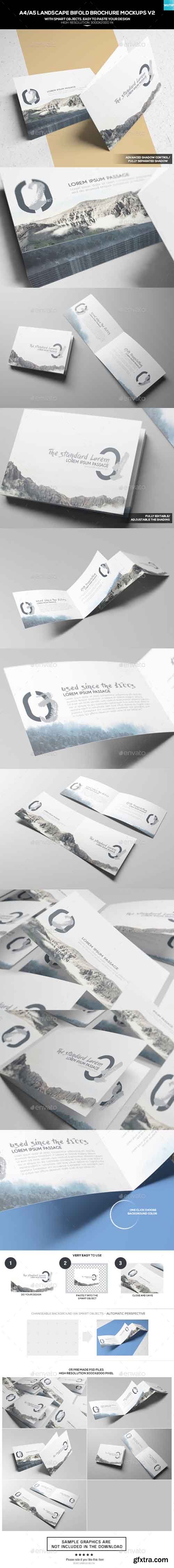 GR - A4/ A5 Landscape Bifold Brochure Mockups V2 17845752 GR - A4/ A5 Landscape Bifold Brochure Mockups V2 17845752