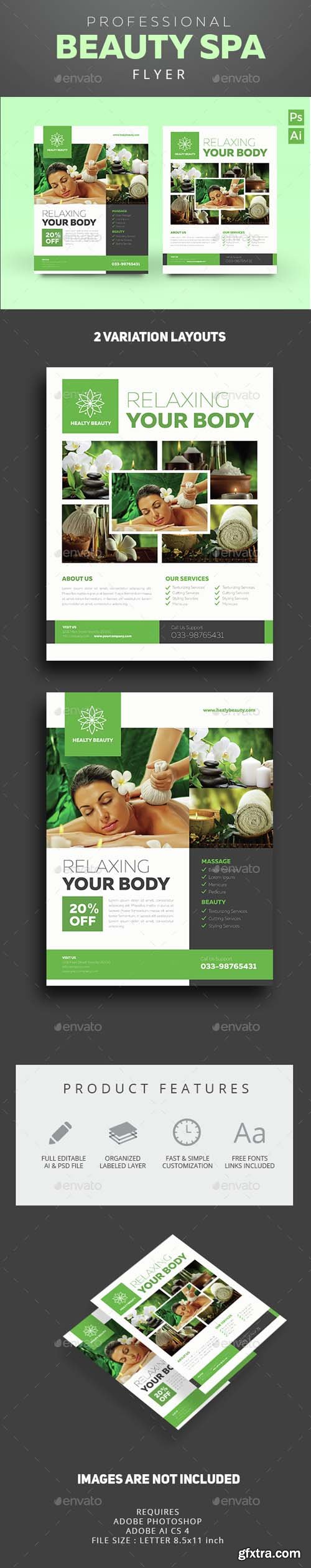 GR - Beauty &amp; Spa Flyer 14635119