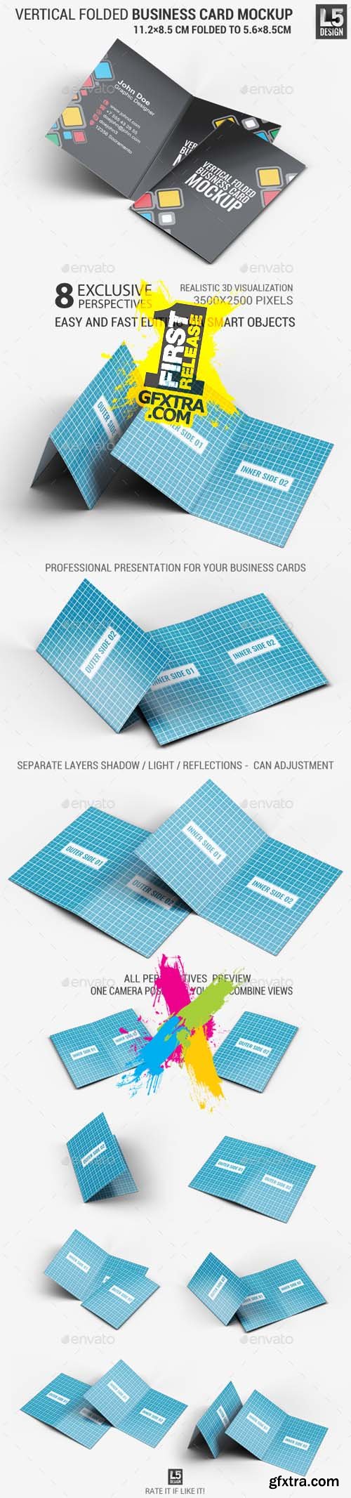 GR - Vertical Folded Business Card Mock-Up 12477513 GR - Vertical Folded Business Card Mock-Up 12477513