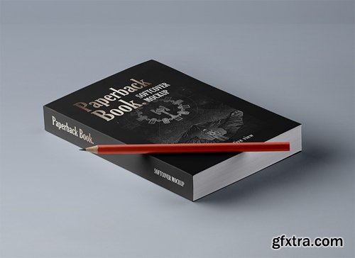 Paperback PSD Book Mockup Vol 3 Paperback PSD Book Mockup Vol 3