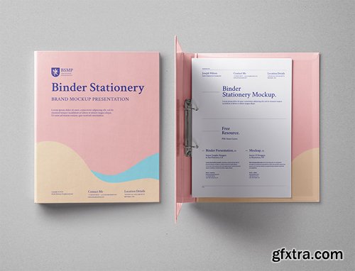 PSD Ring Binder Folder Mockup PSD Ring Binder Folder Mockup
