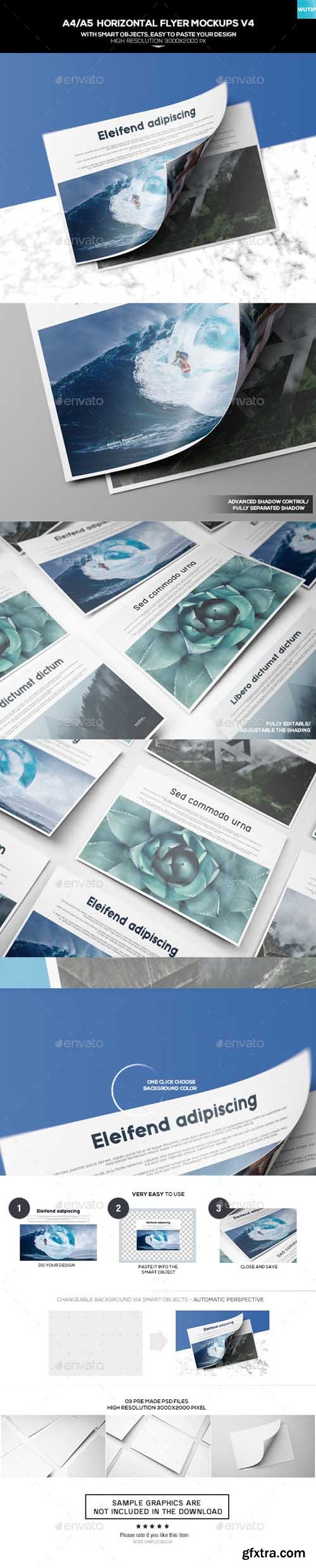 GR - A4/A5 Horizontal Flyer Mockups V4 17524612 GR - A4/A5 Horizontal Flyer Mockups V4 17524612