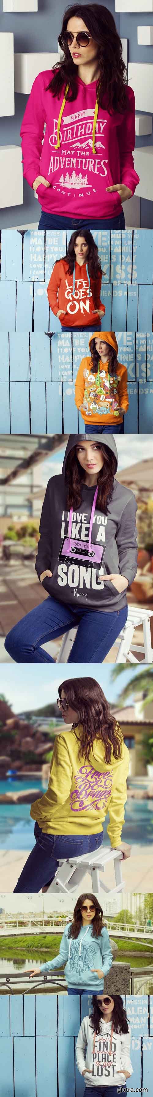 Female Hoodie Mockup Female Hoodie Mockup
