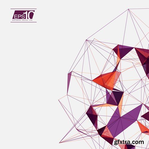 Abstract Backgrounds And Elements Of Design #2, 18xEPS