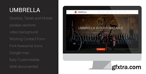 ThemeForest - Umbrella v1.0 - One Page MUSE Template - 10317046