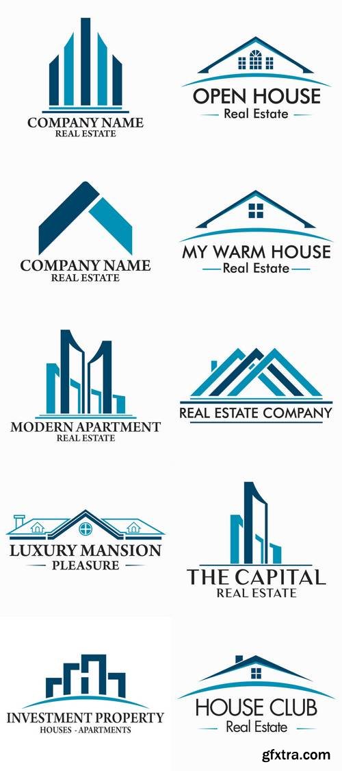 Real Estate, Building, Construction and Architecture Logo