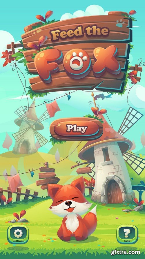 Mobile Games Design Elements - 20x EPS