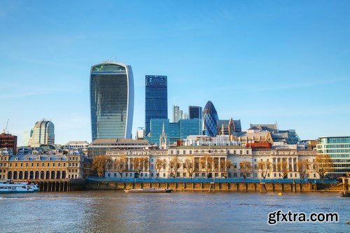 City of London - World Financial Center, 13xUHQ JPEG Photo Stock