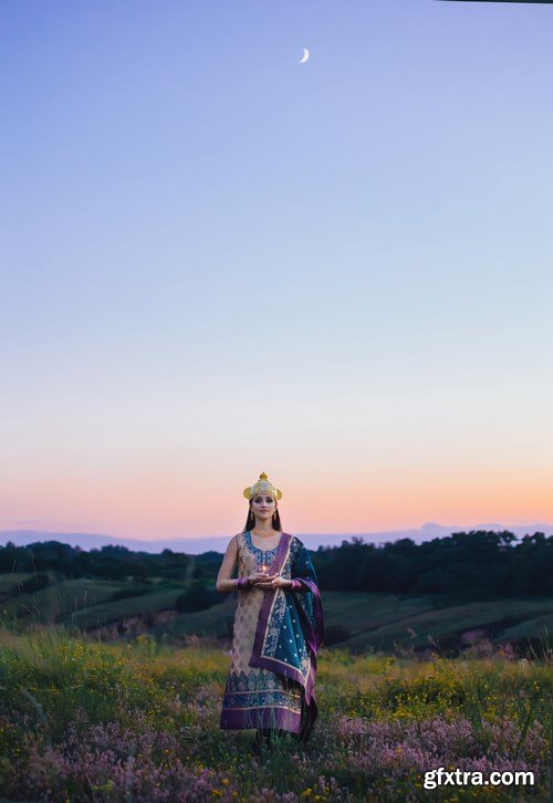 Eastern woman and fairy nymph - 14xUHQ JPEG Photo Stock