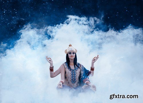 Eastern woman and fairy nymph - 14xUHQ JPEG Photo Stock