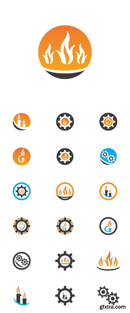 Vector Set - Industry Logos Vector Set - Industry Logos