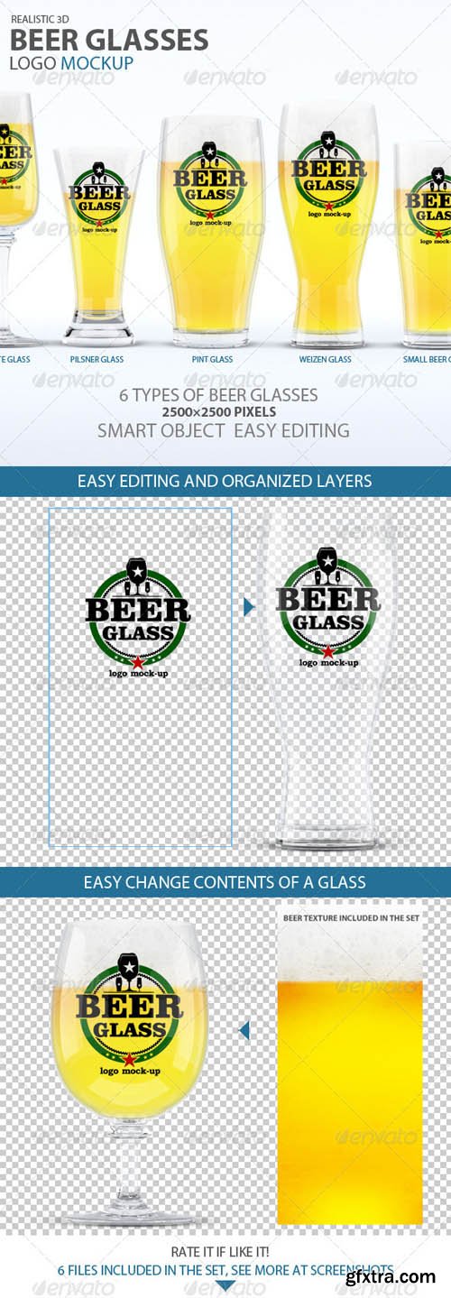 GR - Beer Glasses Logo Mockup 7620652 GR - Beer Glasses Logo Mockup 7620652