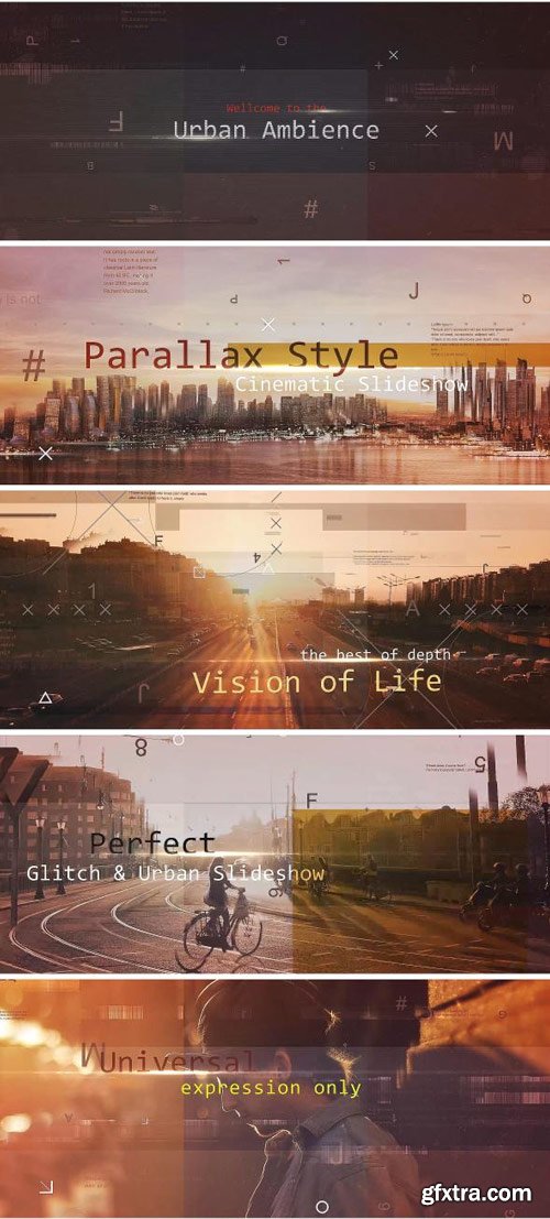 Videohive - Ambience Urban | Parallax Slideshow - 18744657