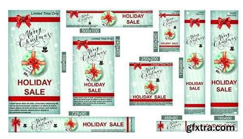 Christmas Labels & Stickers #2, 25xEPS Christmas Labels & Stickers #2, 25xEPS